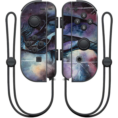 MIGHTY SKINS Nintendo Joy-Con Controller Skin - Midnight Dragon, Durable Vinyl Decal, Easy Apply/Remove, Made in the USA
