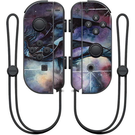 MIGHTY SKINS Nintendo Joy-Con Controller Skin - Midnight Dragon, Durable Vinyl Decal, Easy Apply/Remove, Made in the USA