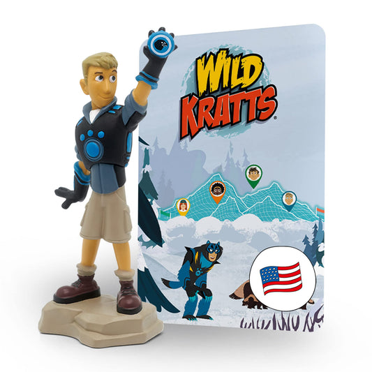 Tonies Martin Audio Play Character - Wild Kratts, Blue, Plastic, Model 10000773