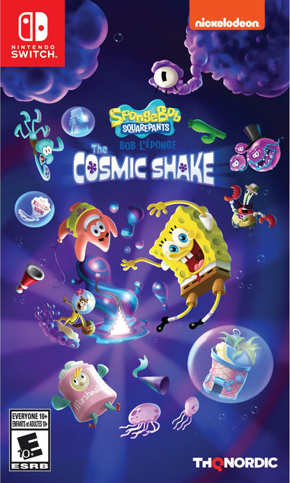 THQ Nordic SpongeBob SquarePants Cosmic Shake Nintendo Switch Game - Multi-Colored, Model 23315