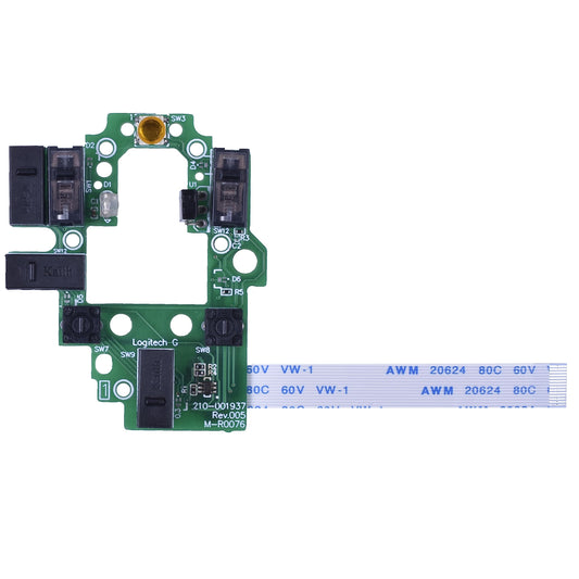 BestParts Mouse Switch Button Board Motherboard Replacement + Microswitch + Cable Replacement for Logitech G502 Lightspeed Wireless Gaming Mouse