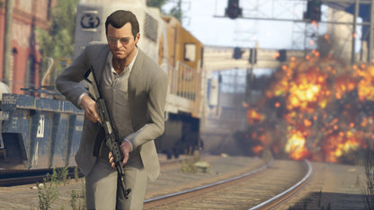 Rockstar Games Grand Theft Auto V for PS4 - Action-Adventure Game, Model 5026555416986