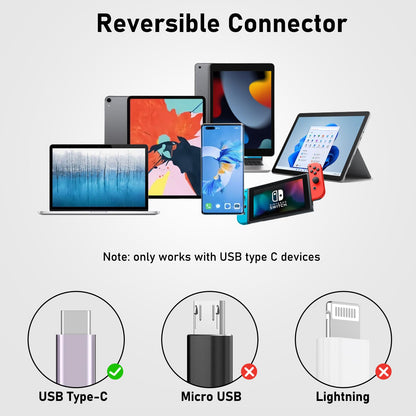 Generic Extra Long USB C Charger Cable 16FT 2Pack, 3.1A Braided for PS5/Xbox/Switch, Grey, Model PS5CABLE5M