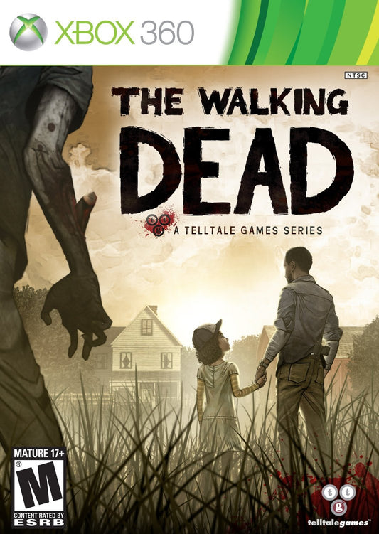 Telltale Games The Walking Dead - Xbox 360 Game, Model 01184, Engaging Storyline, Adventure Genre