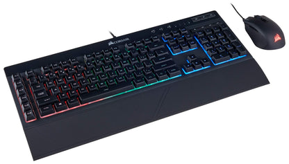 Corsair K55 RGB Gaming Keyboard and Harpoon Mouse Combo, Black, Model CH-9206115-NA