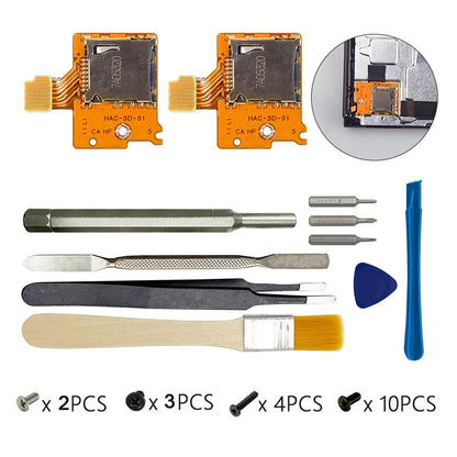 Onyehn Micro SD Card Slot Board Replacement for Nintendo Switch NS - Repair Kit
