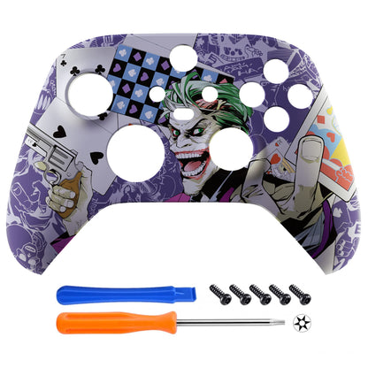 eXtremeRate Custom Shell for Xbox Series X/S Controller - Clown Cards - FX3T129 - Scary-Theme Replacement Cover