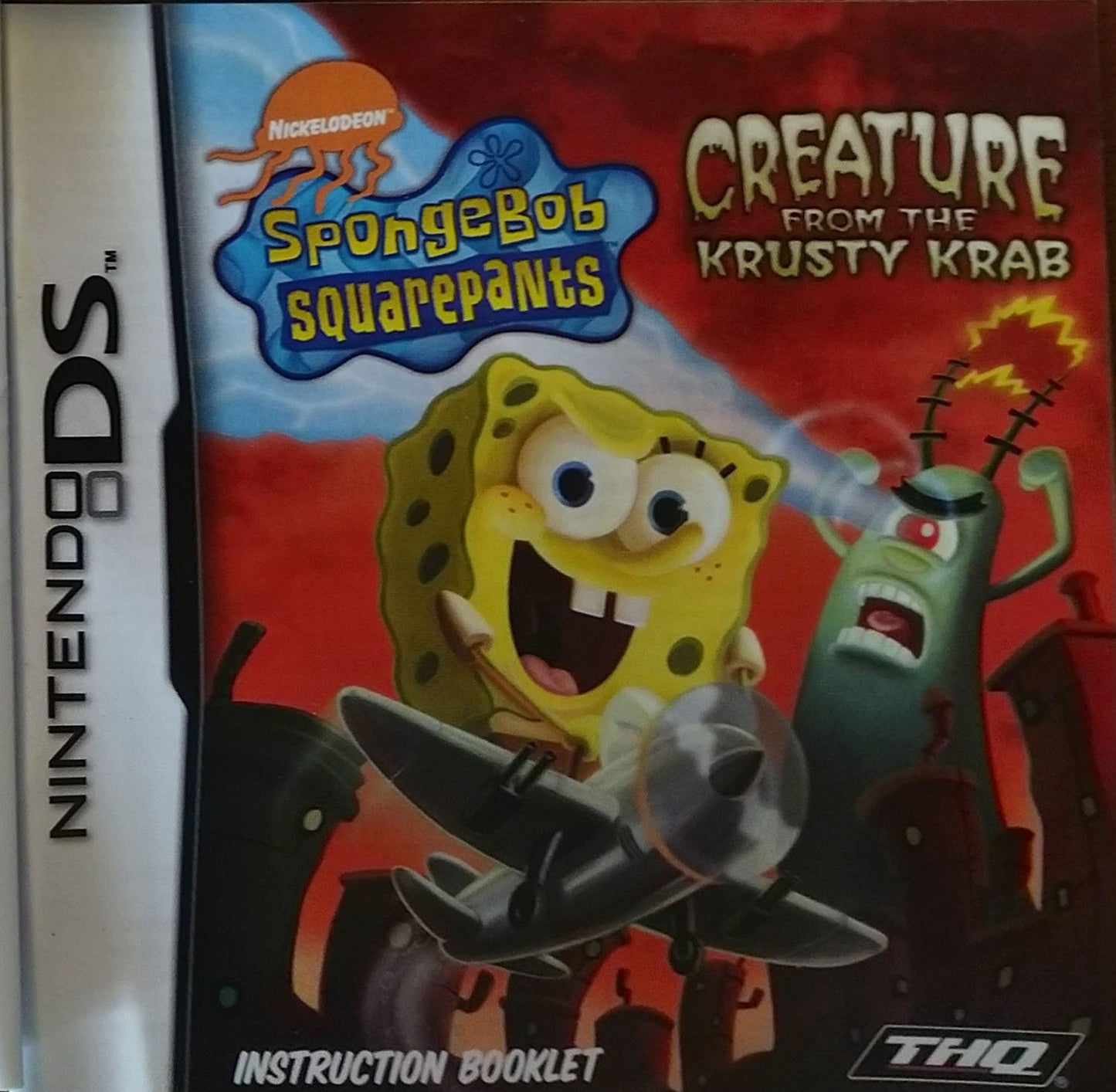 THQ SpongeBob SquarePants: The Creature from the Krusty Krab - Nintendo DS Game, Model 785138361154