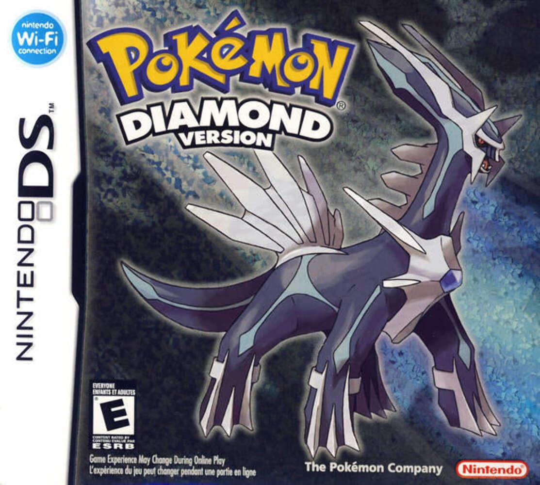 Nintendo Pokemon Diamond Version Game - Model BS, for Nintendo DS