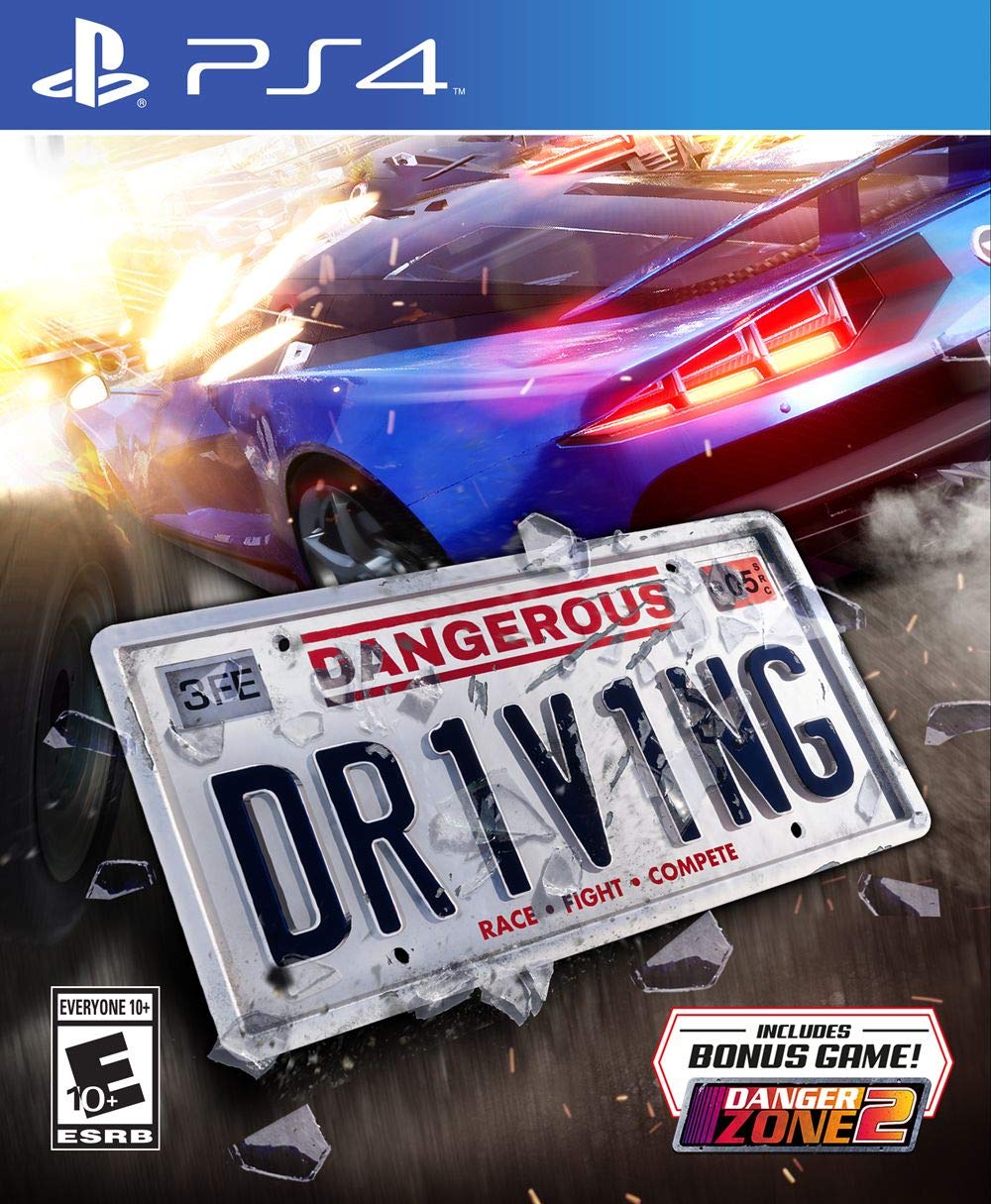 Maximum Games Dangerous Driving - PS4 Video Game, Model 791473, Action Racing Adventure