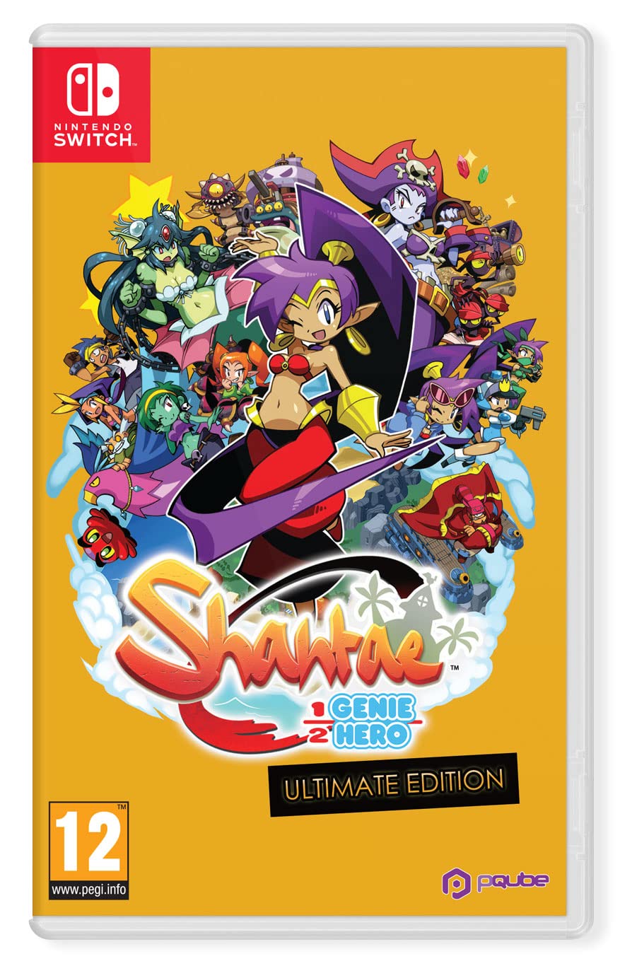 PQube Shantae: Half-Genie Hero Ultimate Edition - Nintendo Switch Game, Model 225003