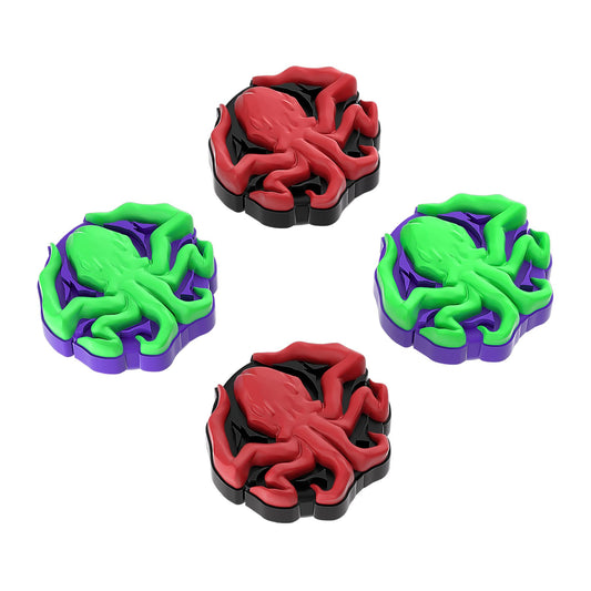 PlayVital Halloween Joystick Caps for Nintendo Switch  Thumbstick Caps for Switch Lite  Analog Cover for Switch OLED Joycon Thumb Grip Caps for Switch & Switch Lite & Switch OLED - Cthulhu The Octopus