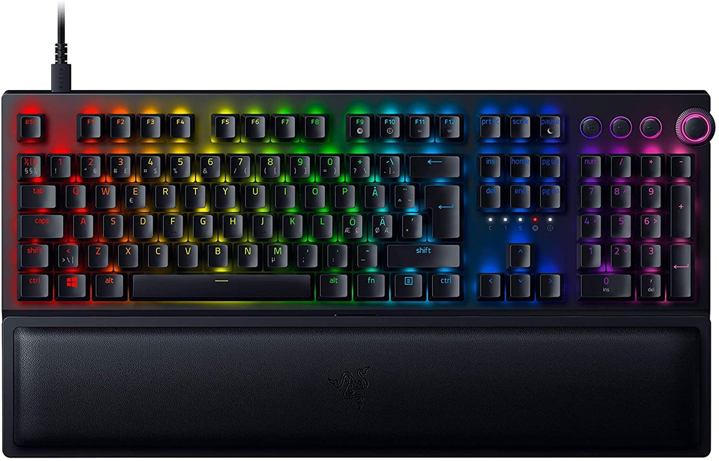 Razer BlackWidow V3 Pro (Yellow Switch) - Trdldld mekaniskt speltangentbord i Full hjd med Chroma RGB (2.4 GHz, Bluetooth Eller 