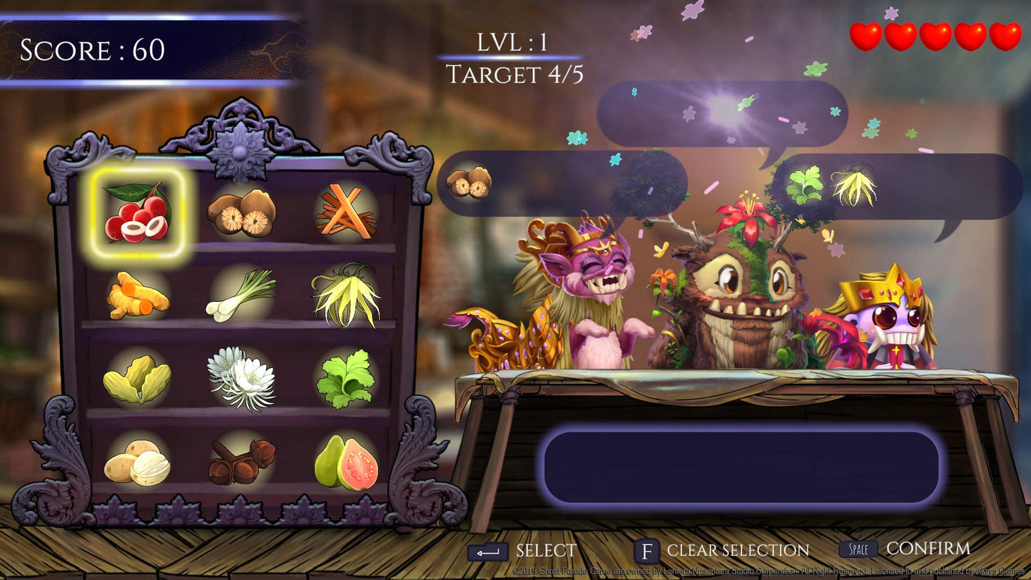 Aksys Ghost Parade - Nintendo Switch Standard Edition, Model SW-05, Adventure Game