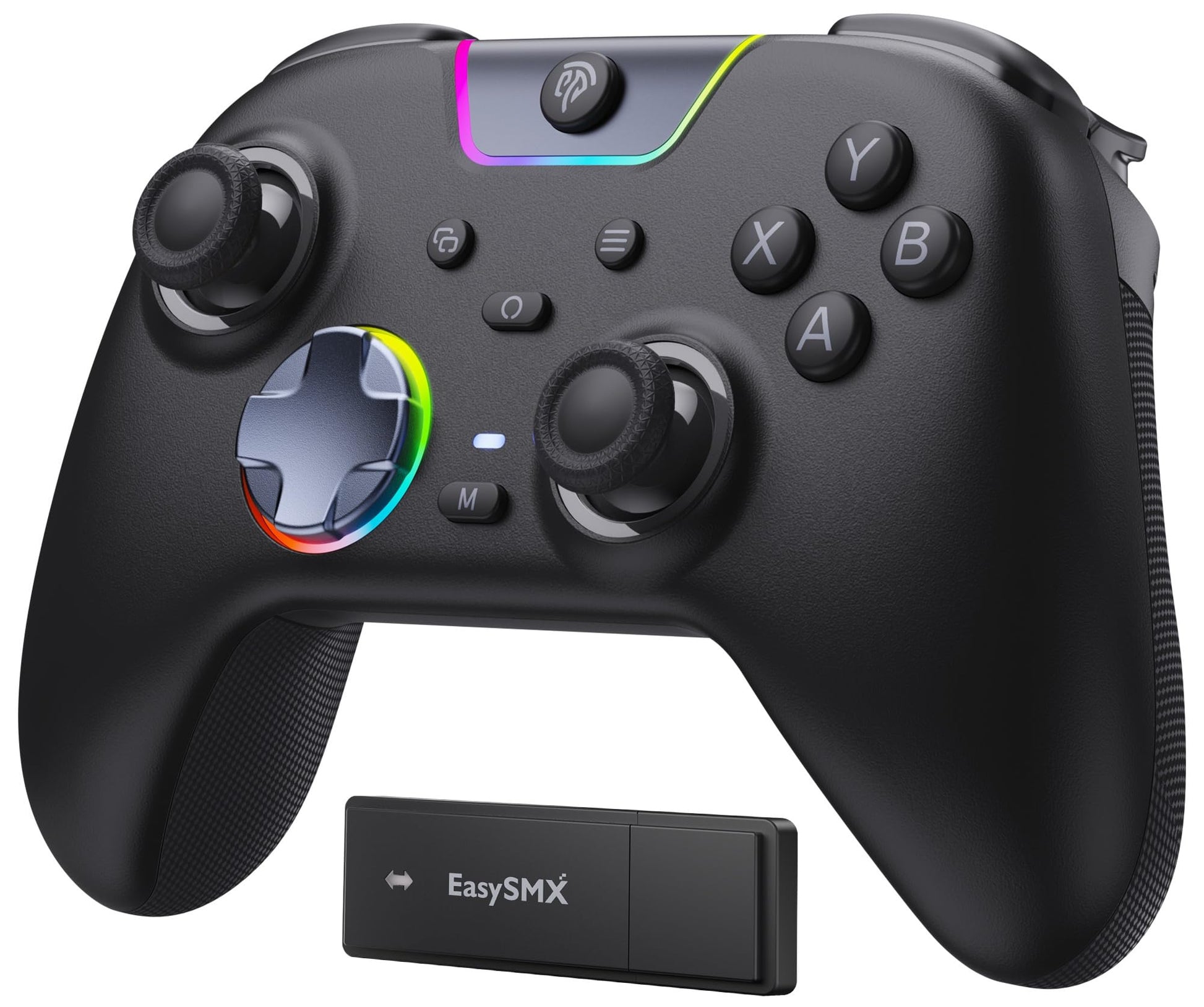EasySMX X05Pro Wireless PC Controller - Quiet-Press Buttons  2-Stage Impulse Triggers  2 Programmable Buttons  Hall Joysticks  1000mAh Battery  1000Hz Polling Gaming Controller for PC/Switch/Android/iOS