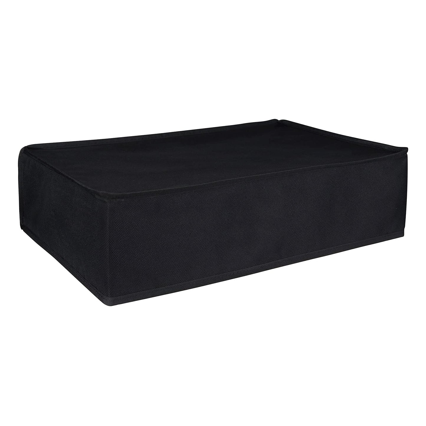 PlayVital Black Nylon Horizontal Dust Cover for PS5  Soft Neat Lining Dust Guard for PS5 Console  Anti Scratch Waterproof Cover Sleeve for ps5 Console Digital Edition & Disc Edition