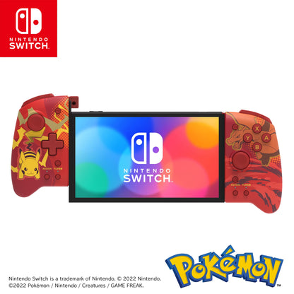 HORI Nintendo Switch Split Pad Pro - Ergonomic Controller for Handheld Mode - Pikachu & Charizard Design - Model NSW-413U