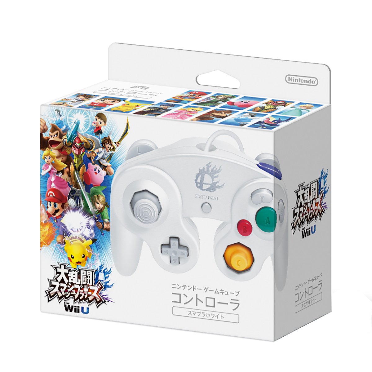 Nintendo Super Smash Bros. Gamecube Controller - DOL-A-CWB(JPN) - White Classic Design