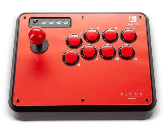 POWER A Fusion Wireless Arcade Stick for Nintendo Switch, Lite, Fight Stick, Gamepad, Game Controller, Bluetooth Controller, Off