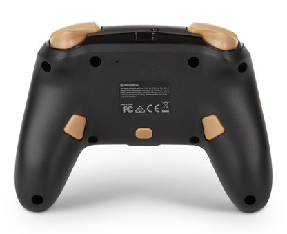 PowerA Enhanced Wireless Controller for Nintendo Switch - Gold Rider, Model 1518805-02, Officially Licensed Gamepad