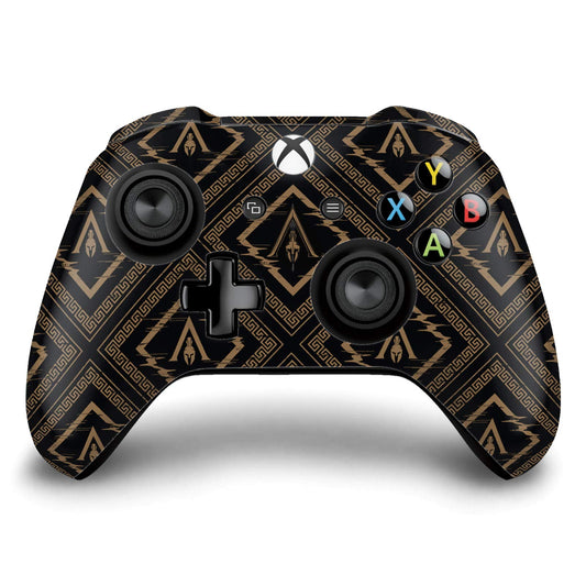 Head Case Designs Officially Licensed Assassins Creed Crest & Broken Spear Odyssey Artwork Vinyl Sticker Gaming Skin Decal Cover Compatible With Xbox One S / X Controller