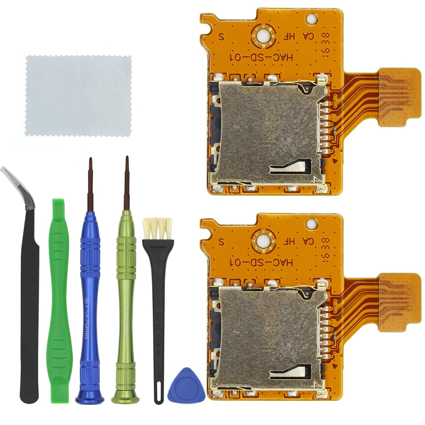 2 Pack Replacement Micro SD Card Reader for Nintendo Switch HAC-SD-01  TF Memory Card Slot Reader Board Replacement for NS Console
