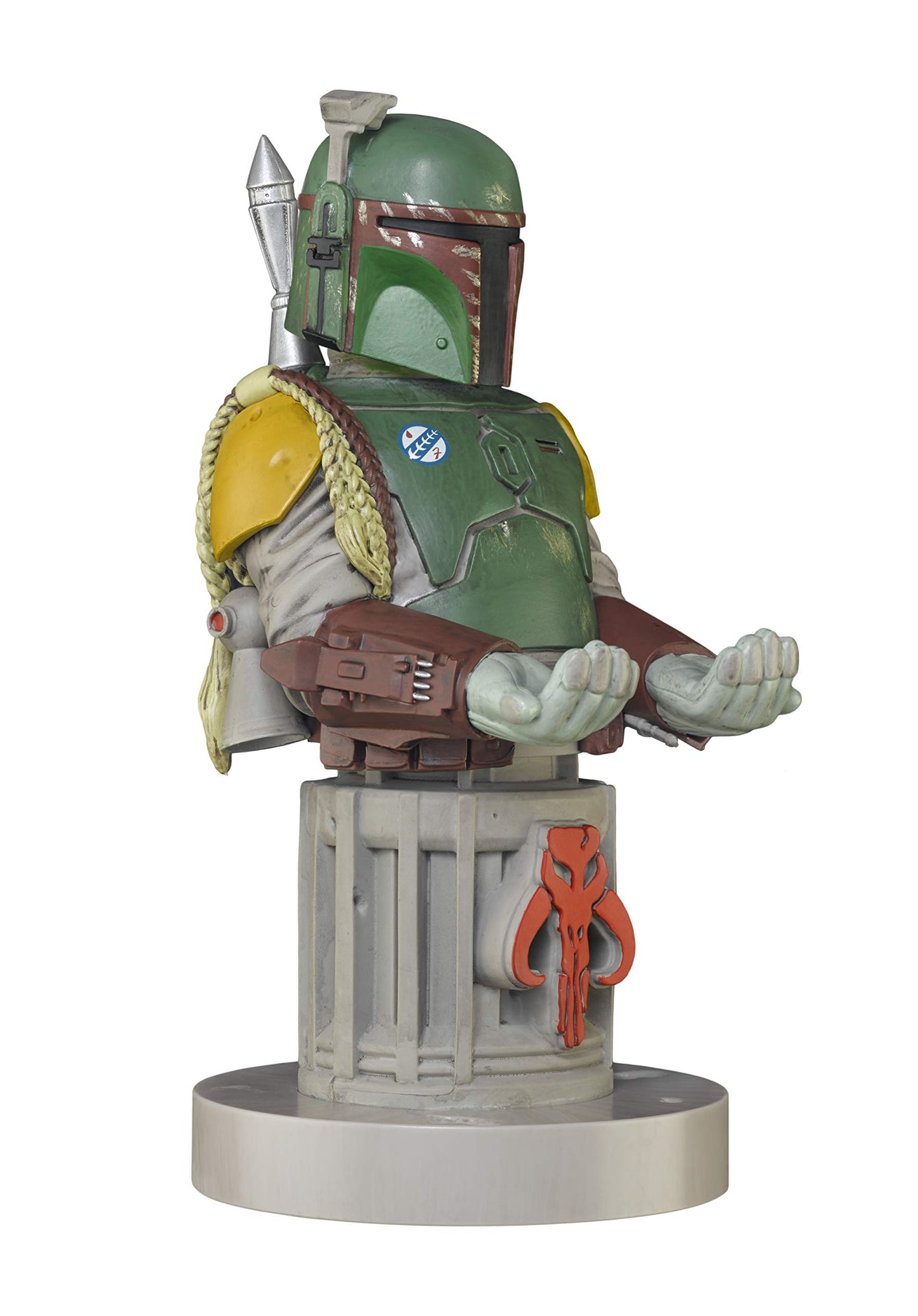 Exquisite Gaming Boba Fett Controller Holder - Green PVC Stand, Standard Size, Model CGCRSW300154, Licensed Star Wars Figure