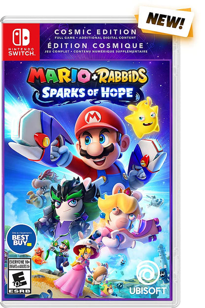 Mario + Rabbids Sparks of Hope Cosmic Edition - Adventure Game for Nintendo Switch - Includes Exclusive Content - Cognac Color