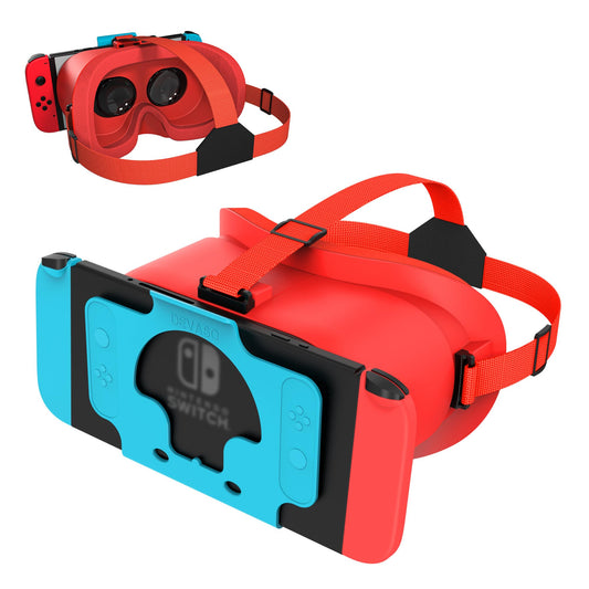 Tupoyi VR Headset for Original Nintendo Switch & Switch OLED Model Upgraded  Virtual Reality Glasses with Adjustable HD Lenses and Comfortable Head Strap  Labo Kit  3D Goggles