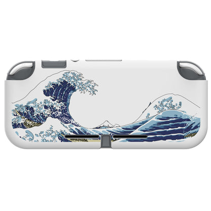 PlayVital Nintendo Switch Lite Case - Soft TPU Slim Cover, The Great Wave Design, Model LTU6017