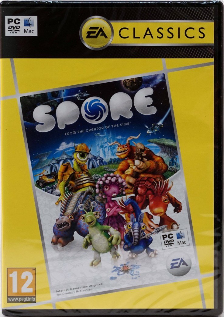 Electronic Arts Spore - PC/Mac Game, Model 15352, Engaging Strategy Gameplay