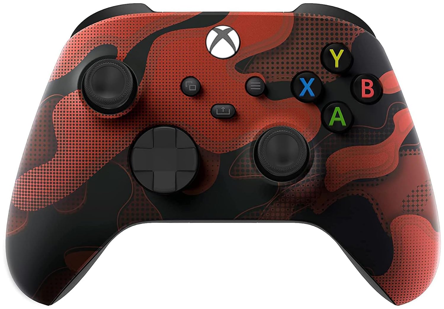 Custom Controllerzz Wireless Controller for Xbox Series X/S & One - Soft Touch - X/S Red Camo
