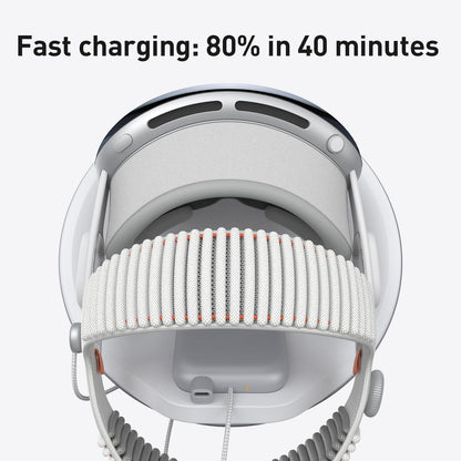 PRISMXR Charging Dock for Apple Vision Pro - 65W Fast Charge Station with USB-C Charger (Model P1112)
