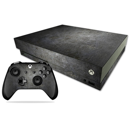 MIGHTY SKINS Xbox One X Skin - Durable Vinyl Decal Wrap, Scratched Up Design, Easy to Apply and Remove, Model MIXBONXCMB-Scratched Up
