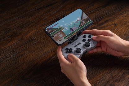 8Bitdo Mobile Clip for SN30 Pro Controller - Black, Adjustable, Lightweight