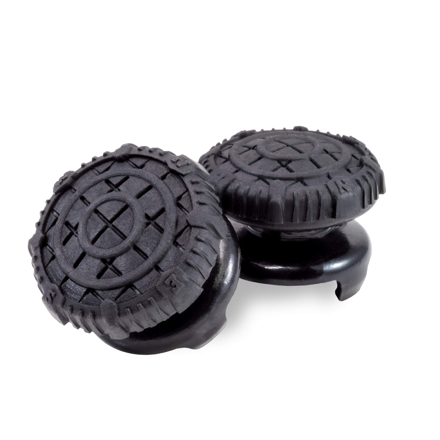 KontrolFreek Fps Freek Battle Royale Nightfall - PS4/PS5 Thumbsticks, High-Rise Convex, Black, Model 399426, Rubber Material