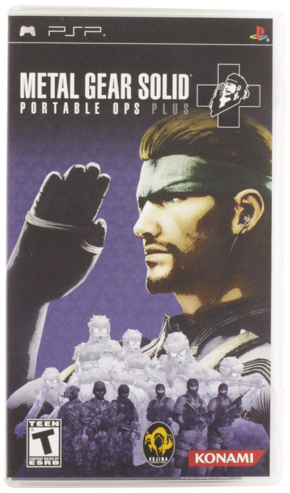 Konami Metal Gear Solid: Portable Ops Plus for PSP - PlayStation Portable, Model 083717260394