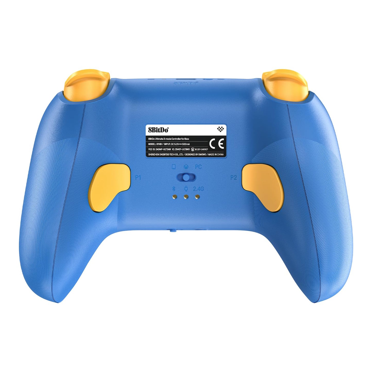 8Bitdo Ultimate 3-Mode Wireless Controller for Xbox - Blue, Hall Effect Joysticks, Pro Back Buttons, 40th Anniversary Edition