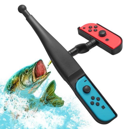 Fishing Rod for Nintendo Switch  Fishing Game Accessories Compatible with Nintendo Switch Legendary Fishing - Nintendo Switch Standard Edition and Bass Pro Shops: The Strike Championship Edition