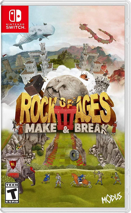 Maximum Entertainment Rock of Ages 3: Make & Break (NSW) - Model 481542 Video Game