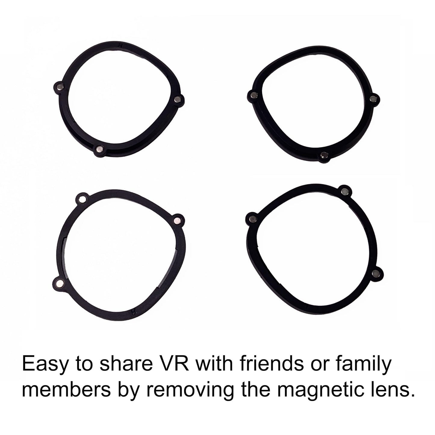 IOOIOO VR Lens for Meta Quest 2/3s - Farsighted SPH:+0.5 for Left/Right Eye