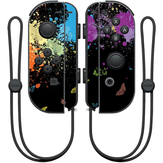MightySkins Skin Compatible with Nintendo Joy-Con Controller wrap Cover Sticker Skins Splatter