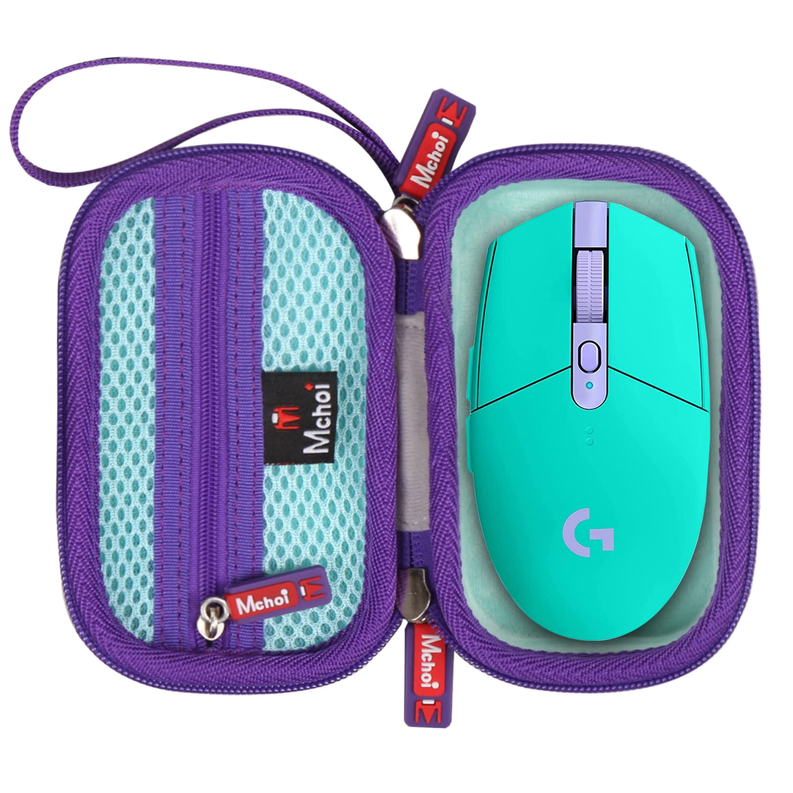 Mchoi Hard Carrying Case Suitable for Logitech G305 Lightspeed Wireless Gaming Mouse  Shockproof Waterproof Teal Wireless Gaming Mouse Protective Case  Case Only