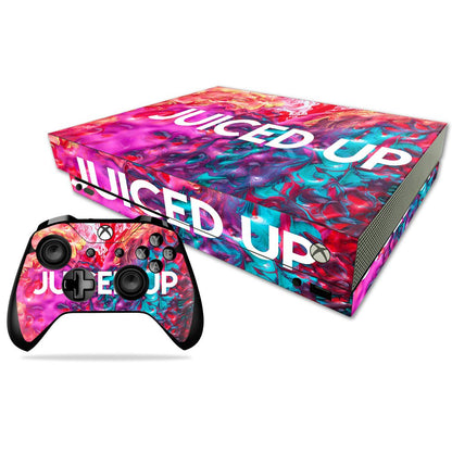 MIGHTY SKINS Xbox One X Skin - Juiced Up Vinyl Decal Wrap, Durable & Protective, Easy to Apply, Model MIXBONXCMB-Juiced Up