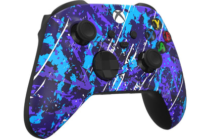 Custom Controllerzz Wireless Controller for Xbox Series X/S & One - Custom Soft Touch Feel - X/S Midnight Surge