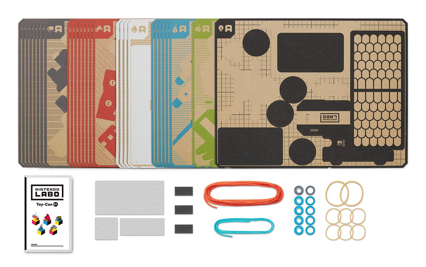 Nintendo Labo Toy-Con 01 Variety Kit for Switch - Multicolor, Model HAC-R-ADFUA