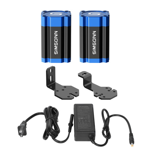 SIMSONN Plus X Sim Racing Pedals - VAM Pro Haptic Module, 2 PCS Set, PC Compatible, Vibration Motor for Enhanced Racing Experience