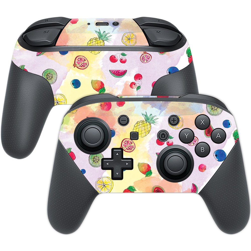MIGHTY SKINS Nintendo Switch Pro Controller Skin - Fruit Water Vinyl Decal Wrap, Durable & Easy to Apply, NISWPCOI-Fruit Water