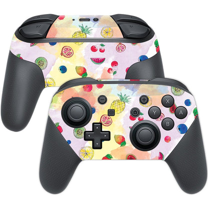 MIGHTY SKINS Nintendo Switch Pro Controller Skin - Fruit Water Vinyl Decal Wrap, Durable & Easy to Apply, NISWPCOI-Fruit Water