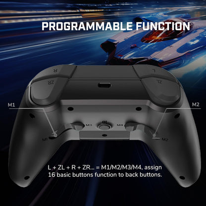 TJPD Switch Controller - Wireless Game Controller for Nintendo Switch, Ergonomic Design, Responsive Controls